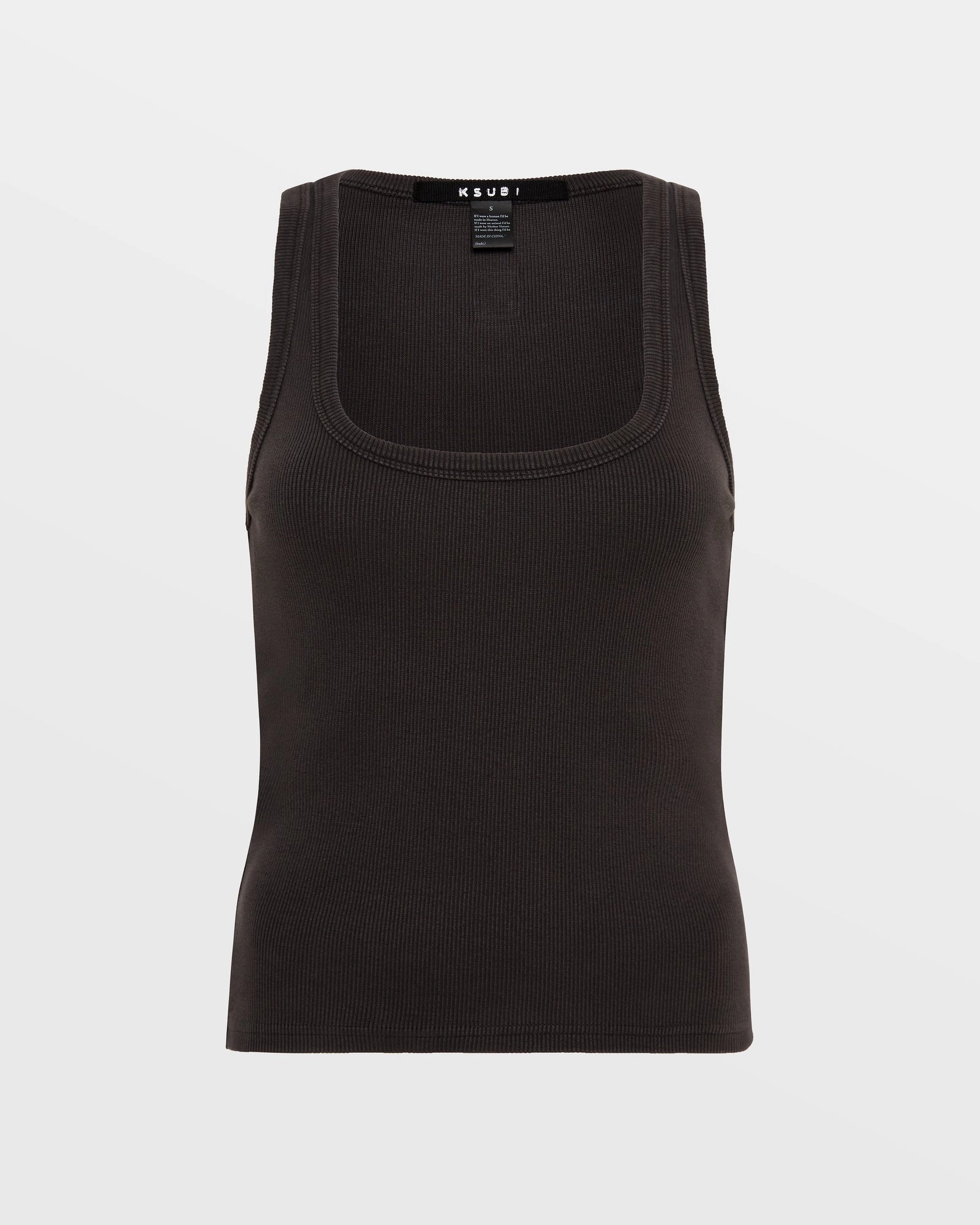 3X4 ORIGIN TANK WASHED BLACK