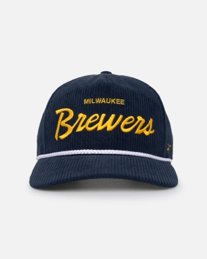 47 Brand Milwaukee Brewers 'MLB Opening Day' Crossrope Hitch Snapback Navy