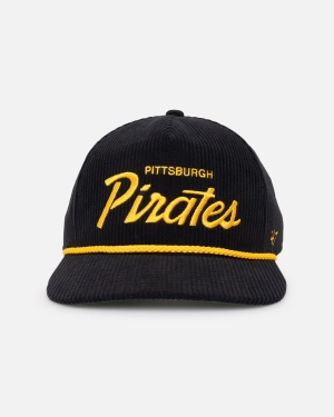 47 Brand Pittsburgh Pirates 'MLB Opening Day' Crossrope Hitch Snapback Black