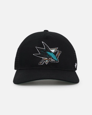 47 Brand San Jose Sharks Mesh '47 Hitch Trucker Snapback Black/Team