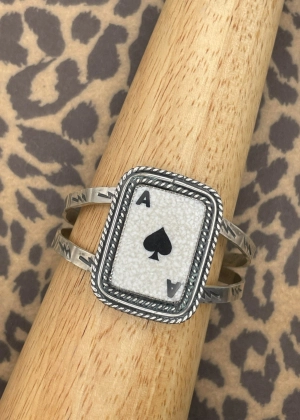 Ace of Spades Cuff Bracelet