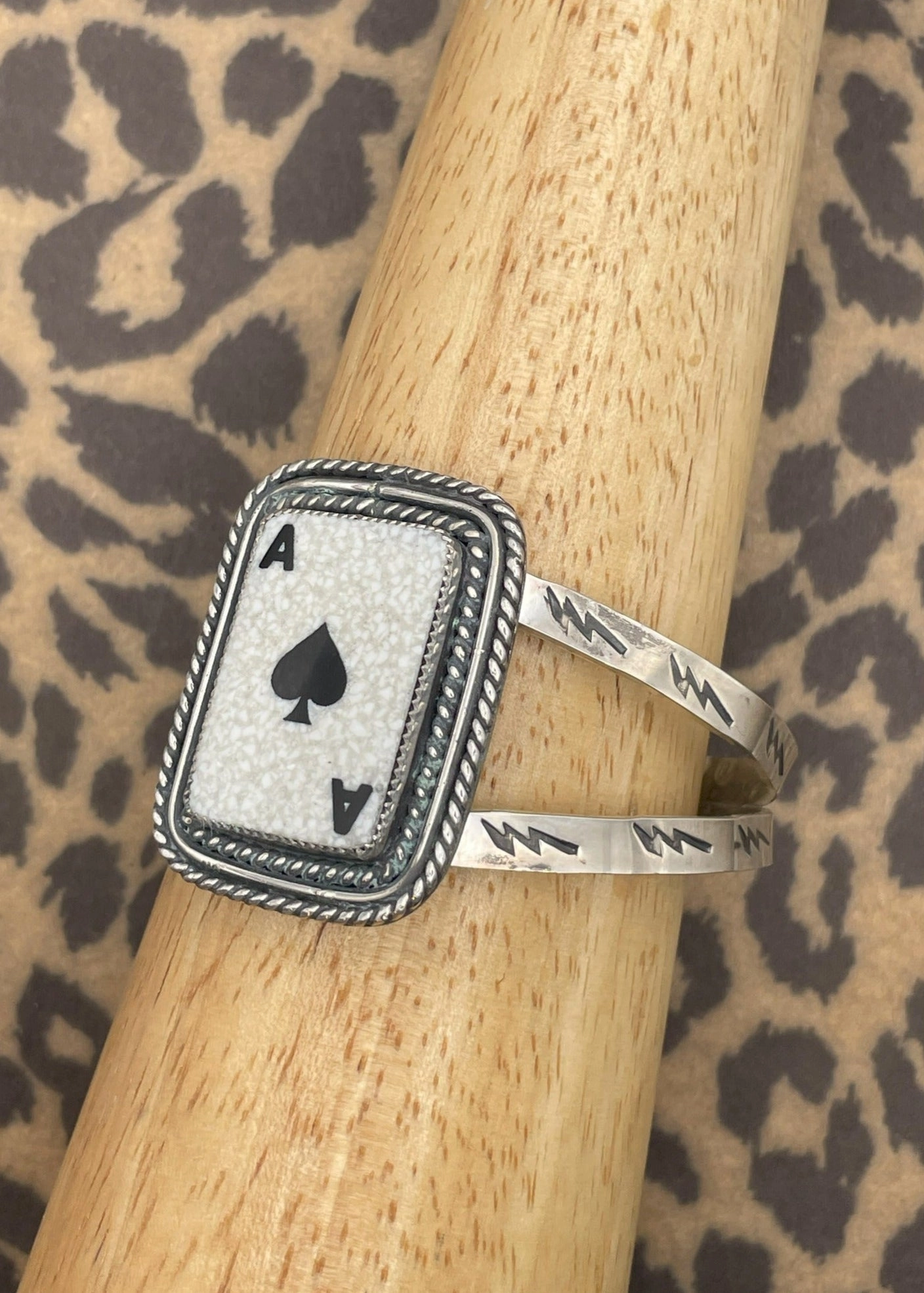 Ace of Spades Cuff Bracelet
