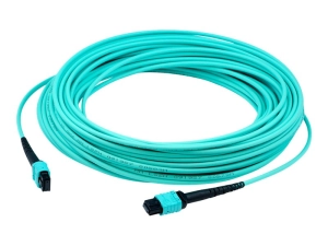 AddOn - Patch cable - MPO/PC multi-mode (F) to MPO/PC multi-mode (F) - 6 m - fiber optic - 50 / 125 micron - OM4 - riser - aqua ADD-MPOMPO-6M5OM4S