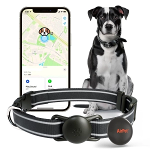 AirPet Locator Tag with Collar Holder