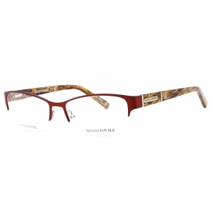 Banana Republic Women's Eyeglasses - Bordeaux Metal Half Rim Frame | Jordyn 023B 00