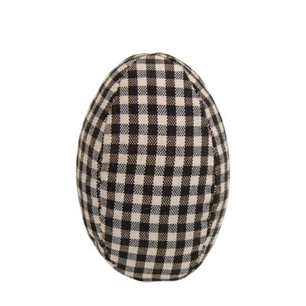 *Black & White Gingham Egg