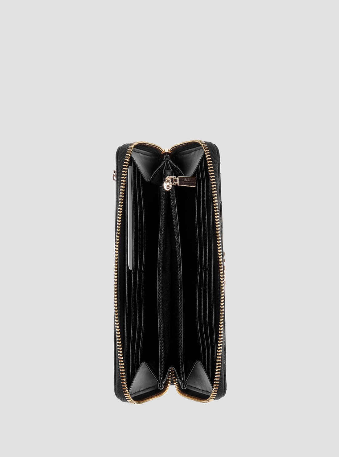 Black Tamsin Large Zip Wallet