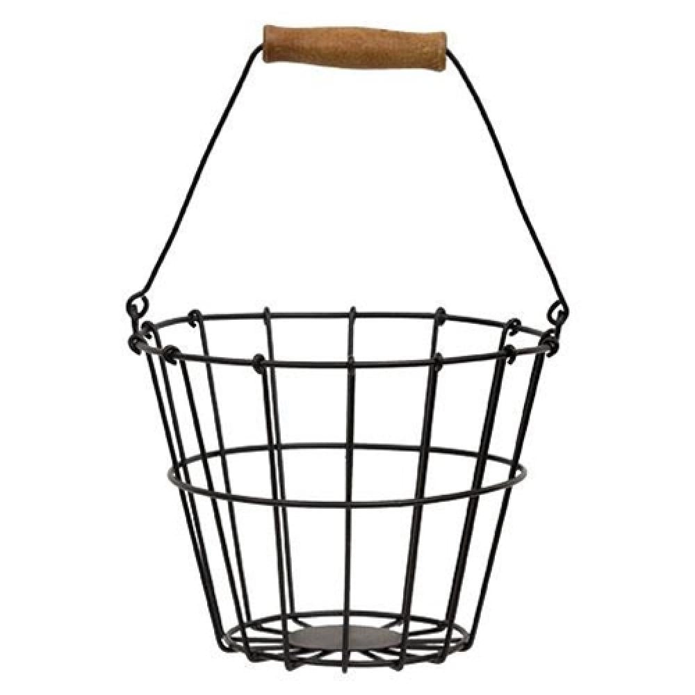 *Black Wire Egg Basket