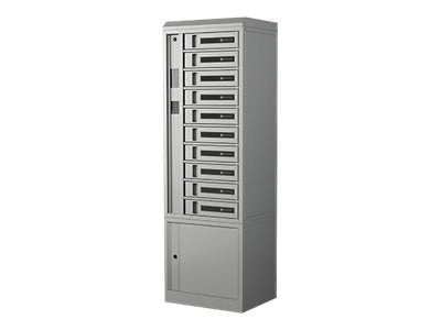 Bretford TechGuard Connect TCLAKS167EF11 - Cabinet unit (charge only) - for 10 notebooks/tablets/cellular phones - lockable -