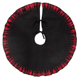 *Buffalo Check Frill Mini Tree Skirt