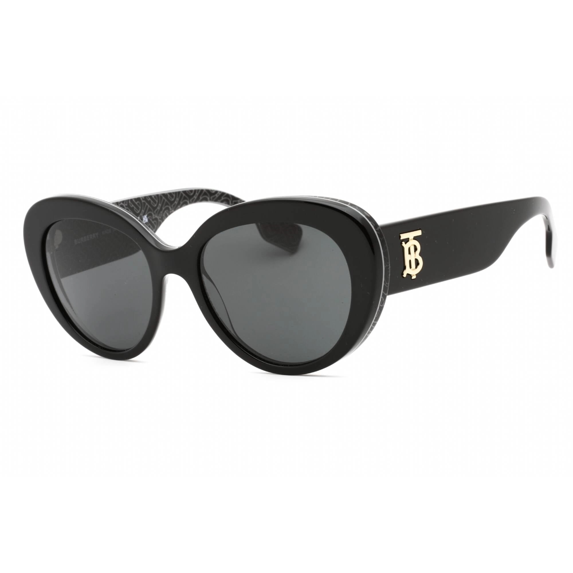 Burberry Women's Sunglasses - Black/Print TB/Crystal Full Rim Frame | 0BE4298 397787