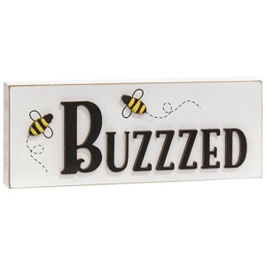 *Buzzzed Wooden Block