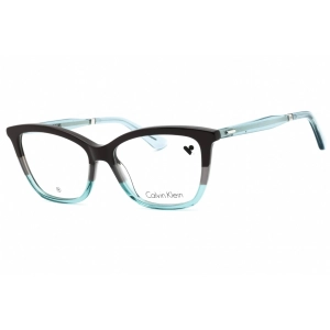 Calvin Klein Women's Eyeglasses - Brown/Grey/Avio Cat Eye Full Rim Frame | CK23545 217