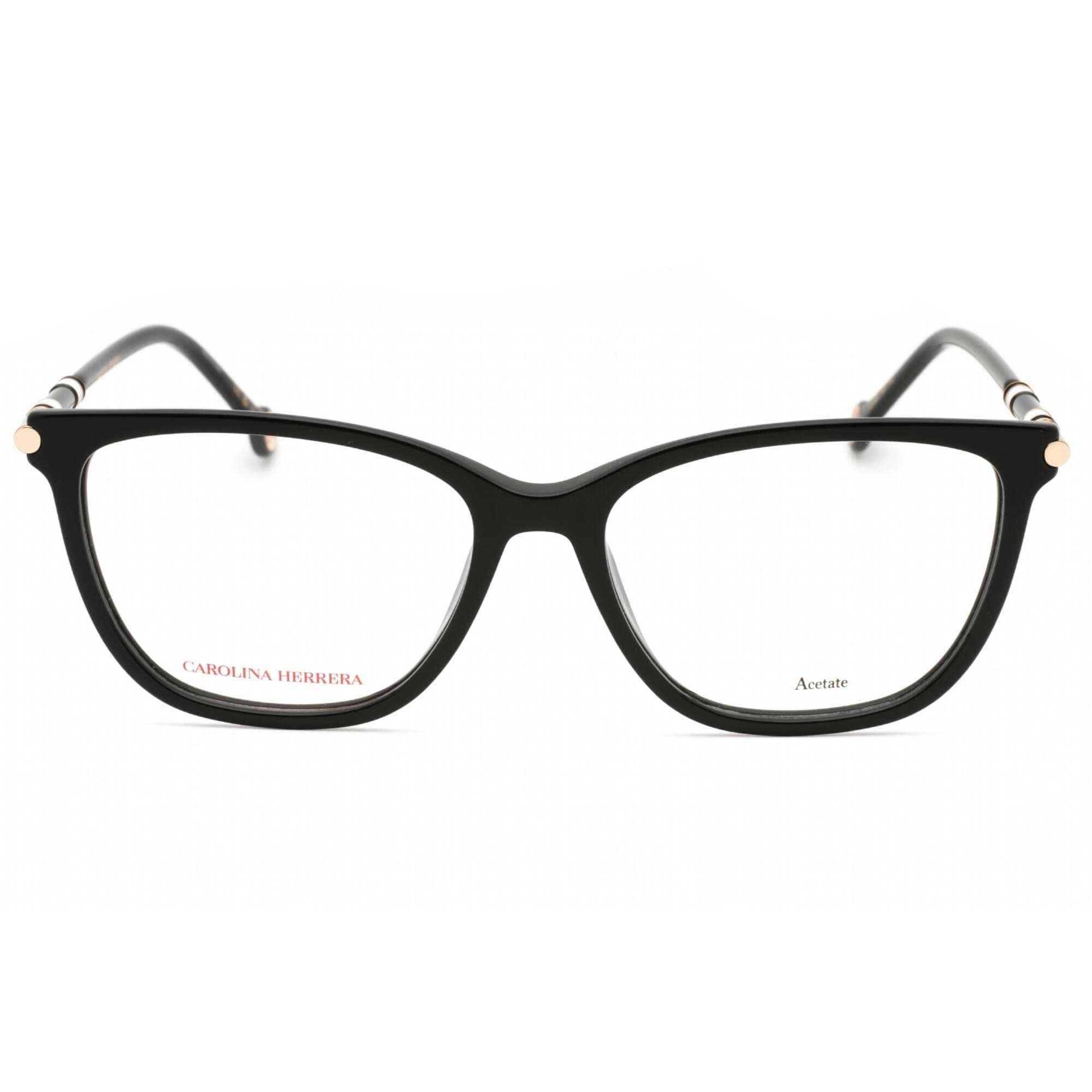 Carolina Herrera Women's Eyeglasses - Black Plastic Cat Eye Frame | CH 0027 0807 00