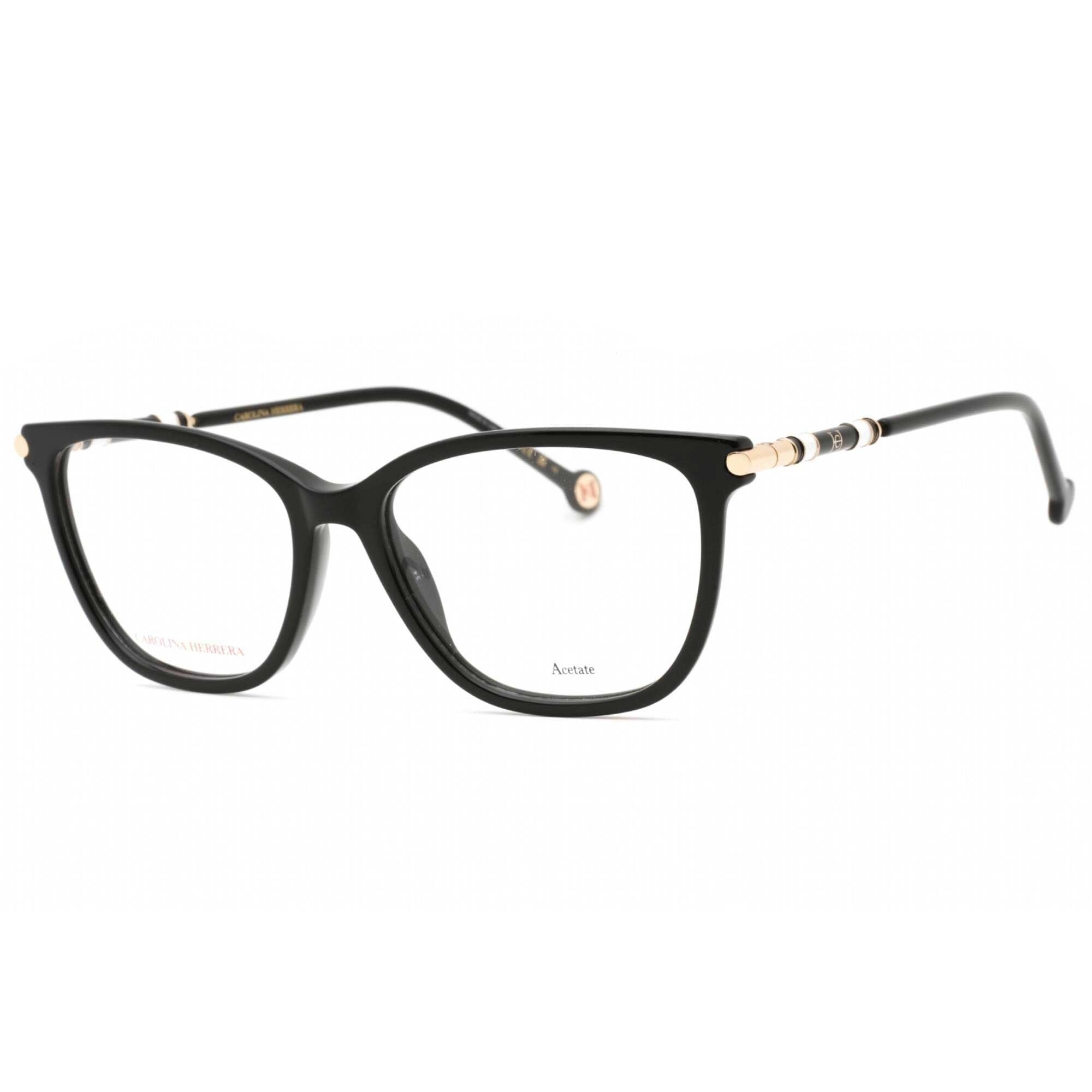 Carolina Herrera Women's Eyeglasses - Black Plastic Cat Eye Frame | CH 0027 0807 00