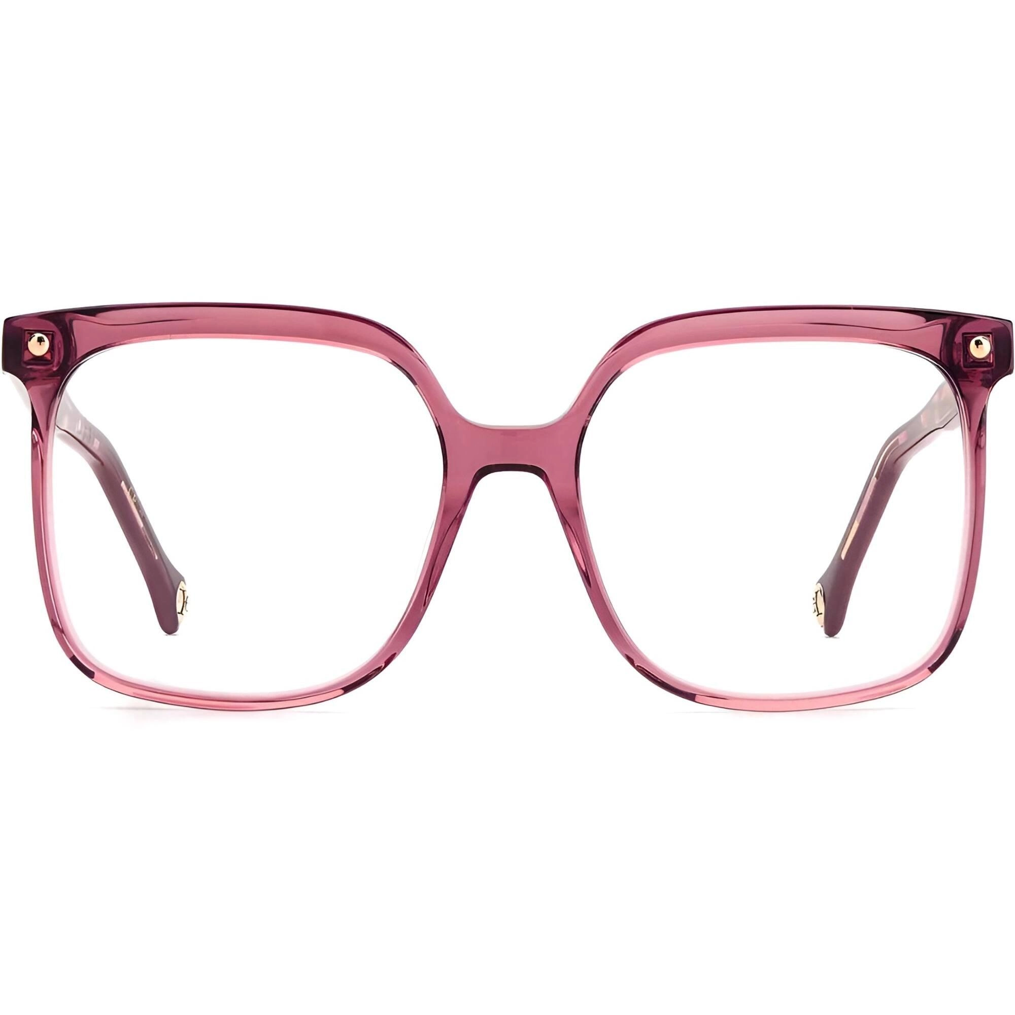 Carolina Herrera Women's Eyeglasses - Mauve Acetate Frame Demo Lens | CH 0011 0G3I