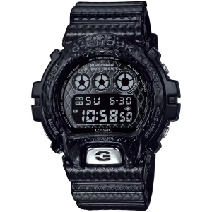 Casio Men's Watch - G-Shock Alarm Black Dial Resin Strap Digital Quartz | DW6900DS-1