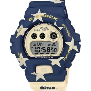 Casio Men's Watch - G-Shock Blue, White and Red Resin Strap Digital | GDX6900AL-2