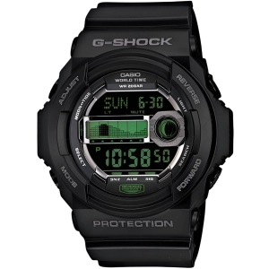 Casio Men's Watch - G-Shock World Time Black Digital Dial Resin Strap | GLX150CI-1