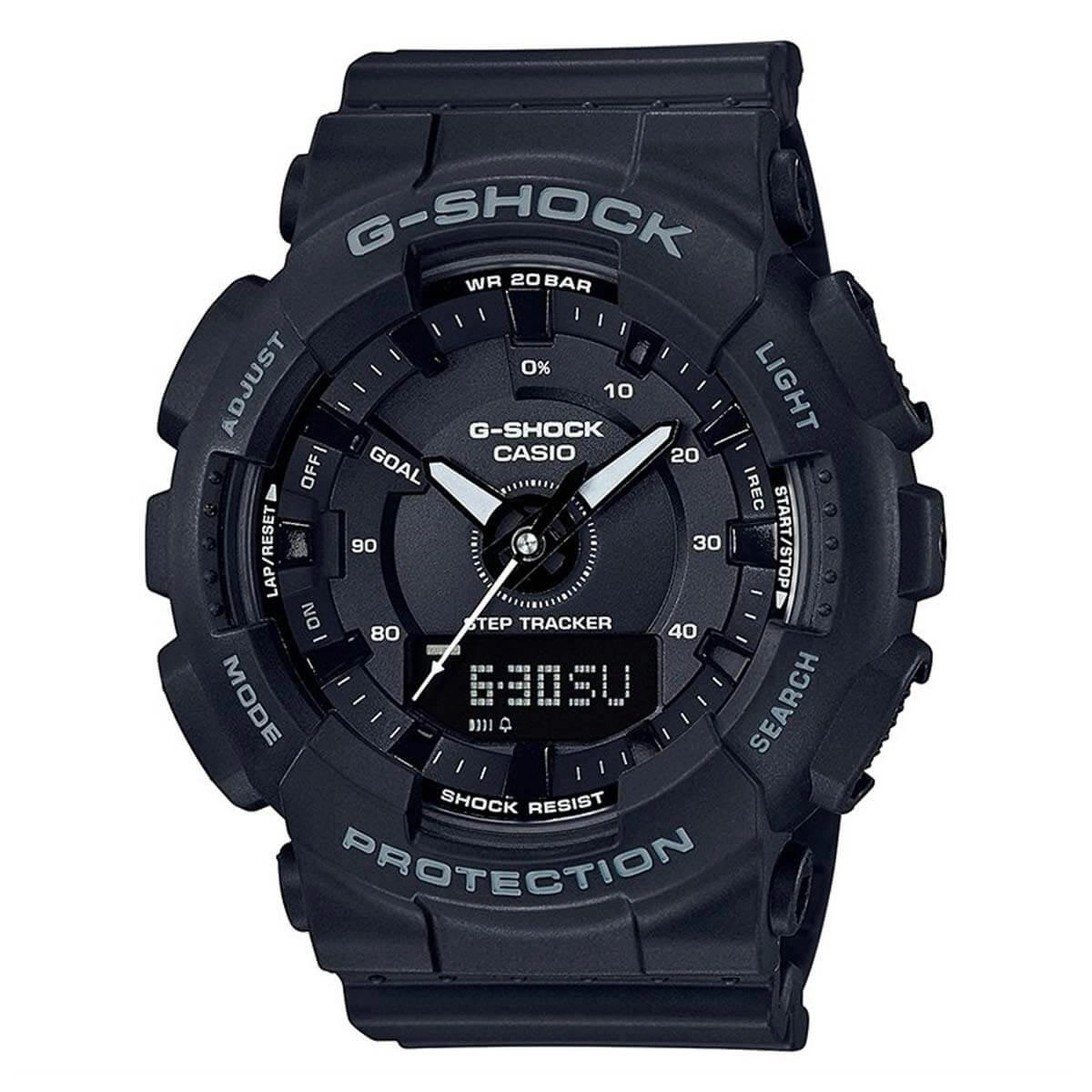 Casio Women's Analog-Digital Watch - G-Shock S-Series Step Tracker | GMAS130-1A