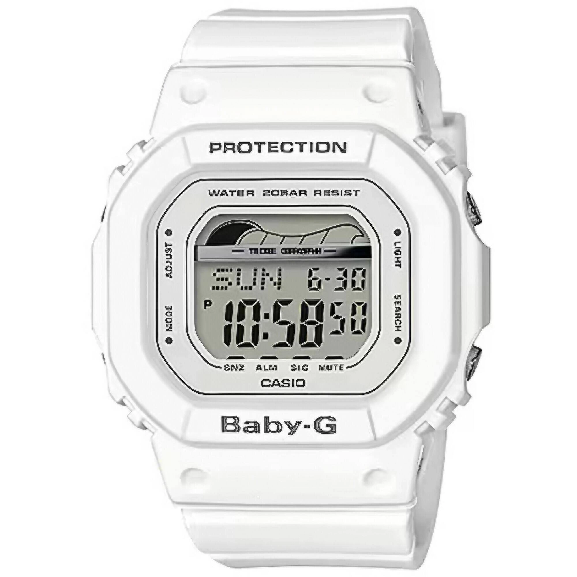 Casio Women's Watch - Baby-G World Time White Resin Strap Digital Dial | BLX560-7