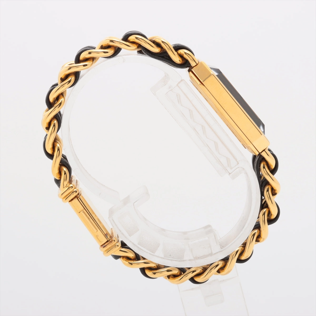 Chanel Première M Vintage Black Face Gold Watch