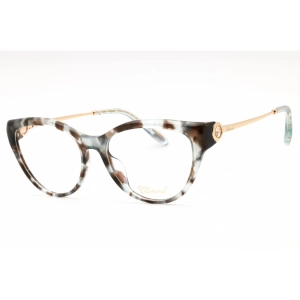 Chopard Women's Eyeglasses - Blue Aquamarine Havana Acetate Cat Eye | VCH323S 06WS