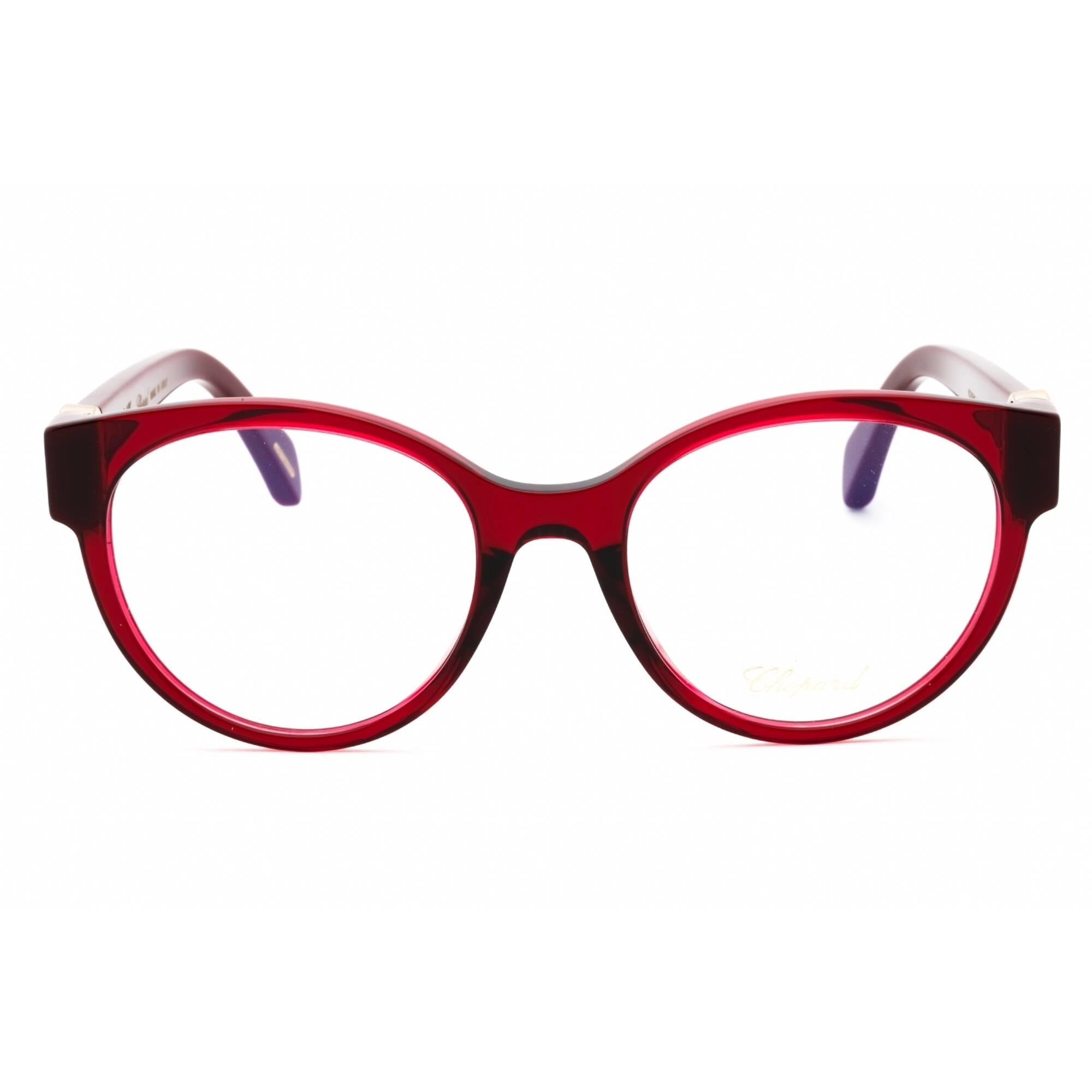 Chopard Women's Eyeglasses - Bordeaux Plastic Full Rim Oval Shape Frame| VCH350S 0954