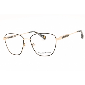 Christian Lacroix Women's Eyeglasses - Gold Metal Square Full Rim Frame | CL3066 038