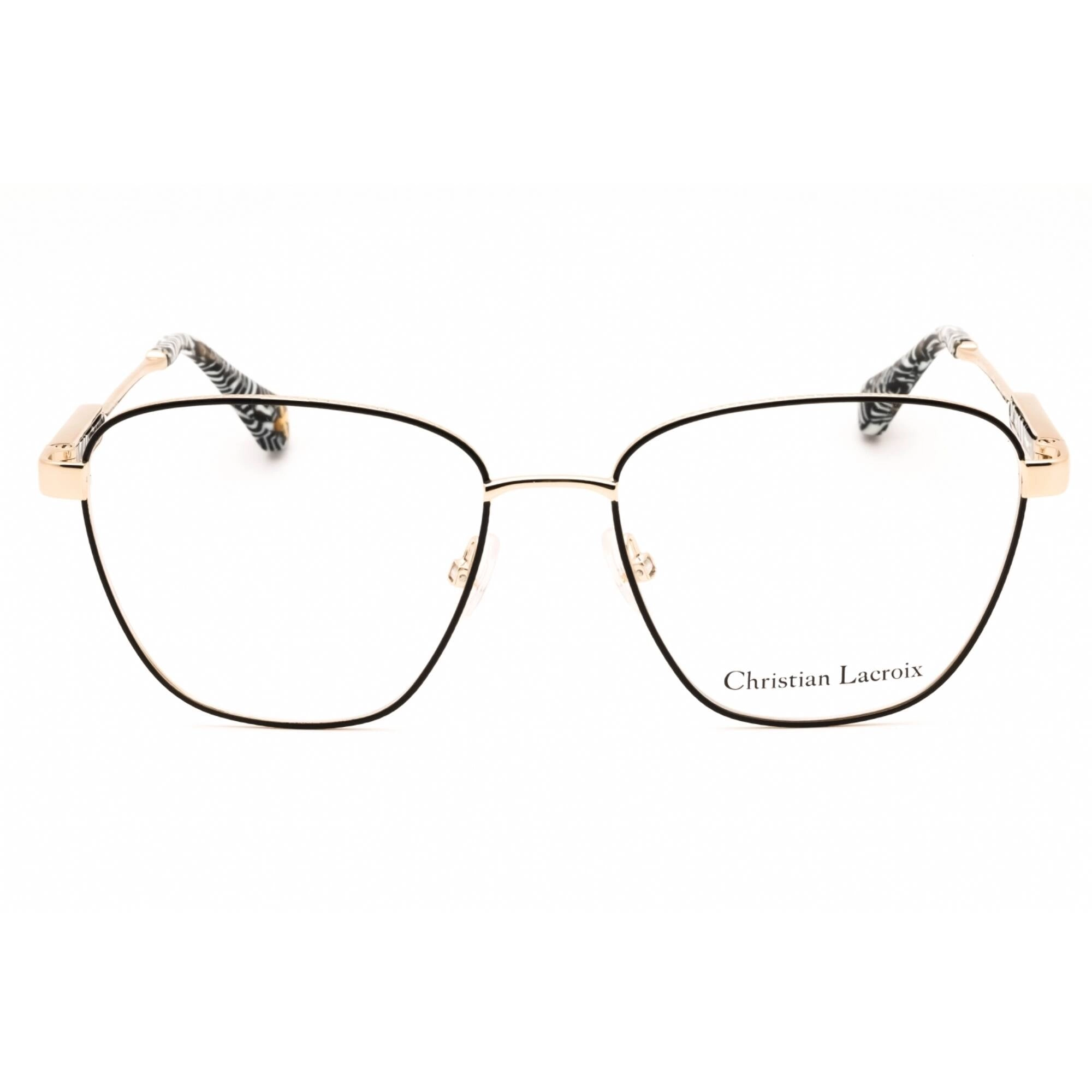 Christian Lacroix Women's Eyeglasses - Gold Metal Square Full Rim Frame | CL3066 038