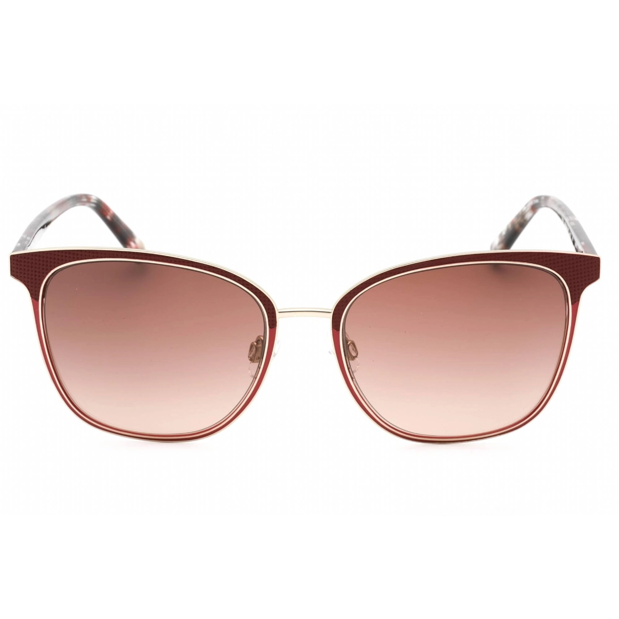 Cole Haan Women's Sunglasses - Burgundy Metal Full Rim Cat Eye Frame | CH7084 604