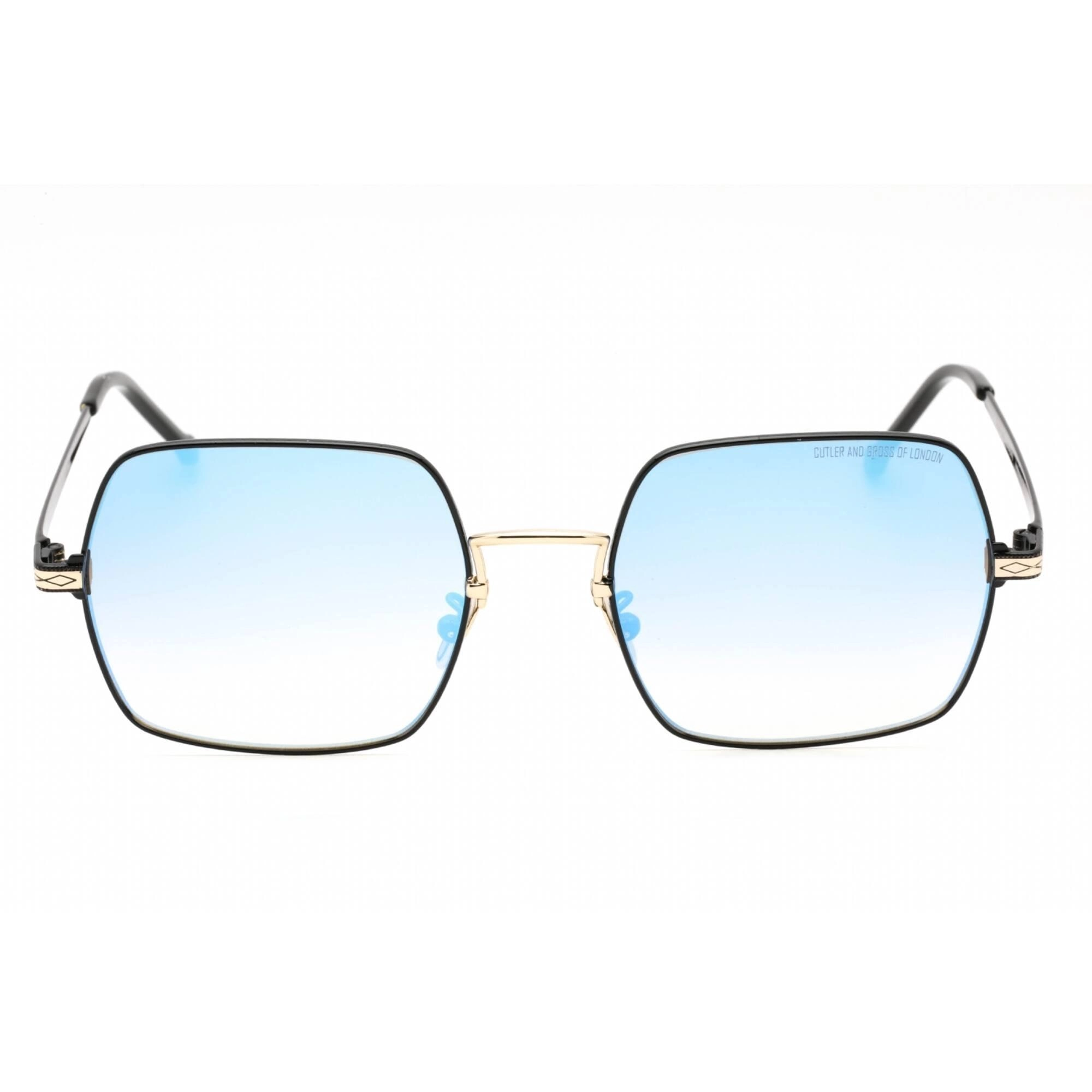 Cutler and Gross Women's Sunglasses - Gold/Black/Metallic Square Frame | CG1300S 005