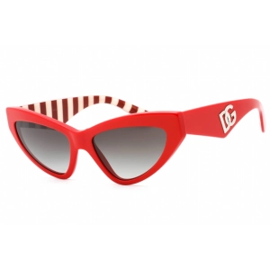 Dolce & Gabbana Women's Sunglasses - Red Full Rim Cat Eye Frame | 0Dg4439 30888G