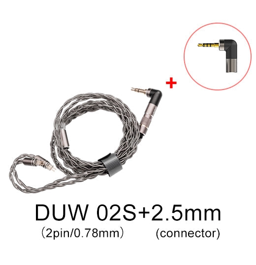 DUNU DUW02S DUW-02S High-purity Upgraded Earphone Cable