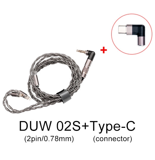 DUNU DUW02S DUW-02S High-purity Upgraded Earphone Cable