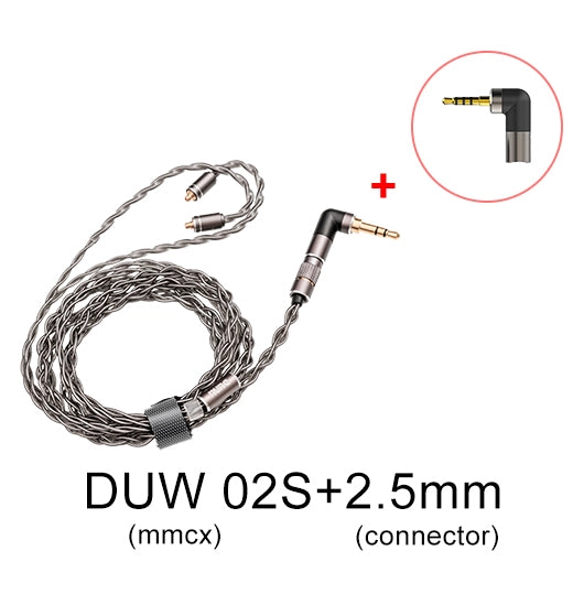 DUNU DUW02S DUW-02S High-purity Upgraded Earphone Cable