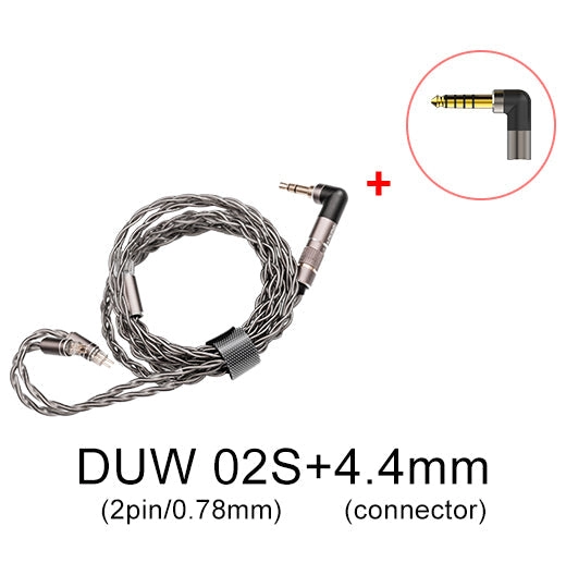 DUNU DUW02S DUW-02S High-purity Upgraded Earphone Cable
