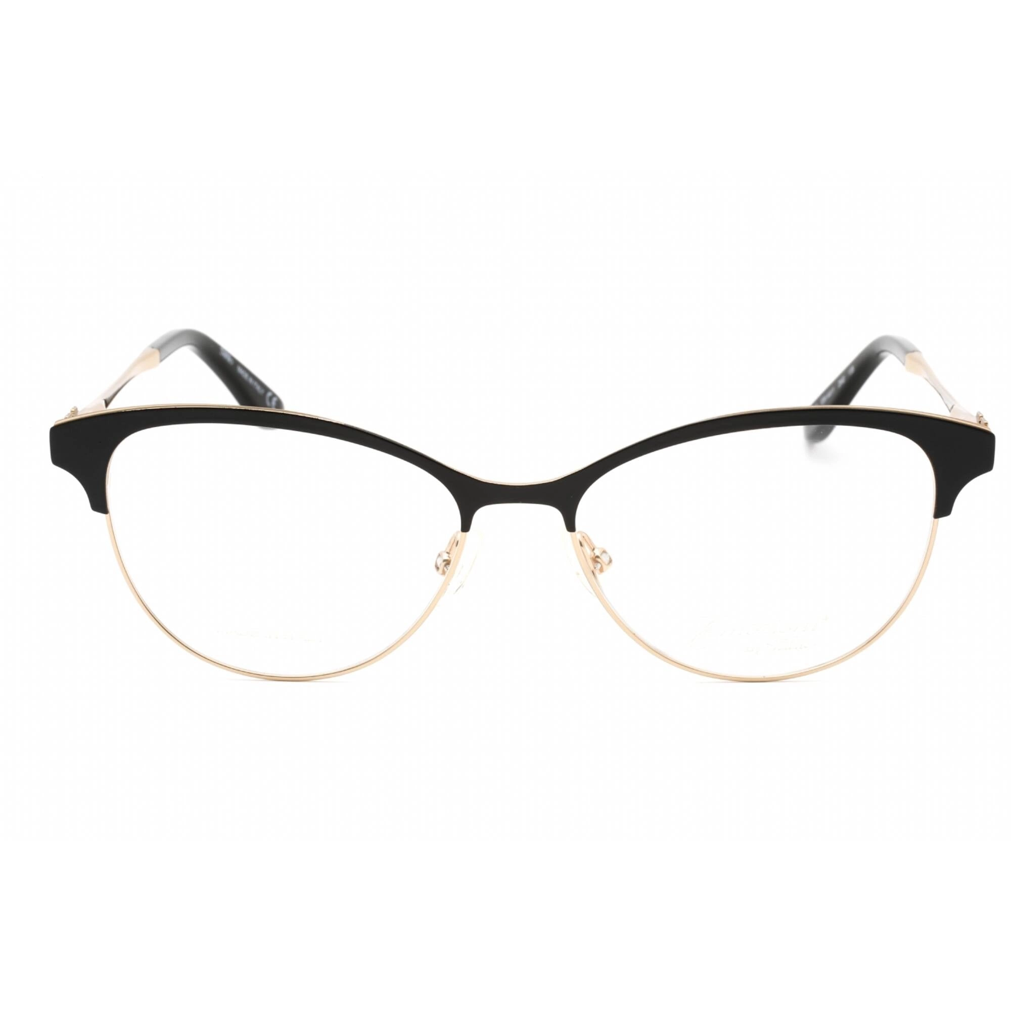 Emozioni Women's Eyeglasses - Black Gold Cat Eye Full Rim Frame | EM 4411 02M2 00