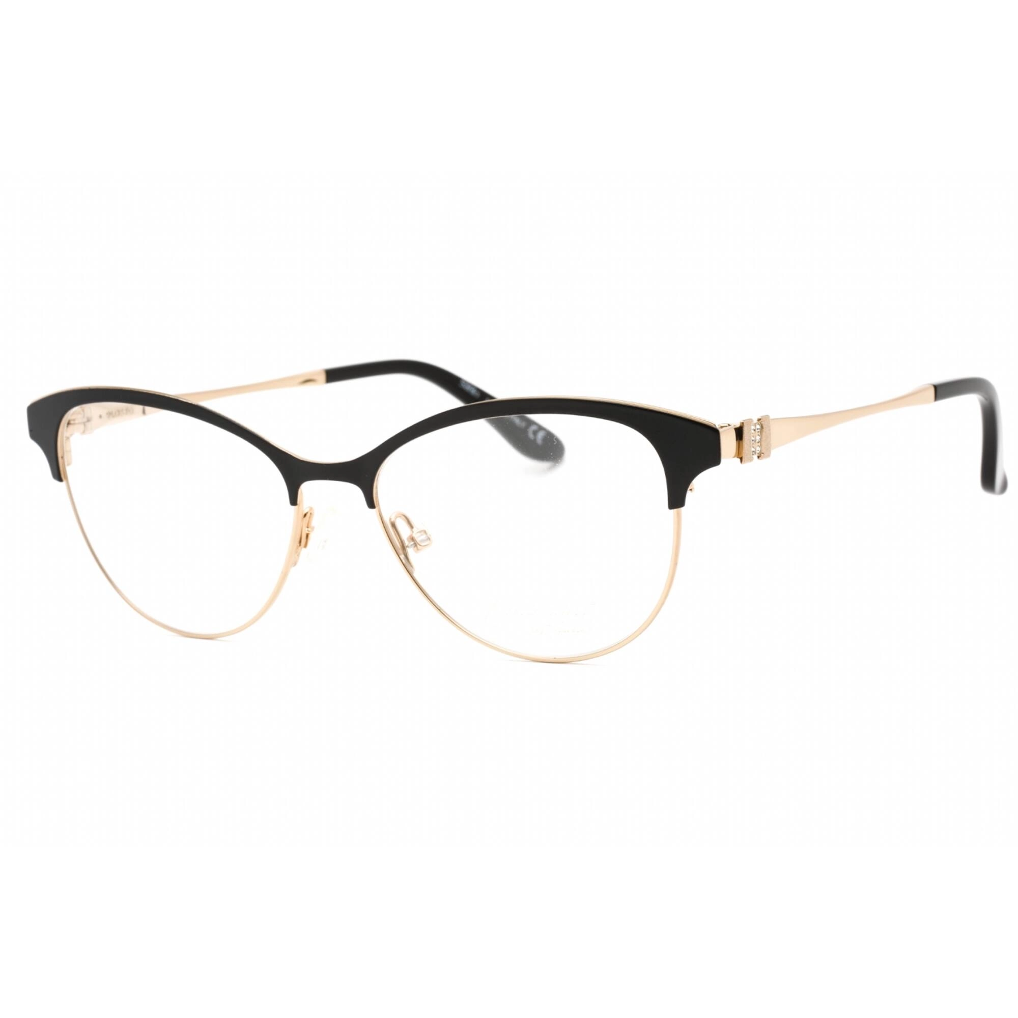 Emozioni Women's Eyeglasses - Black Gold Cat Eye Full Rim Frame | EM 4411 02M2 00