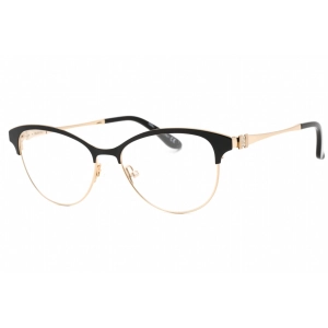 Emozioni Women's Eyeglasses - Black Gold Cat Eye Full Rim Frame | EM 4411 02M2 00