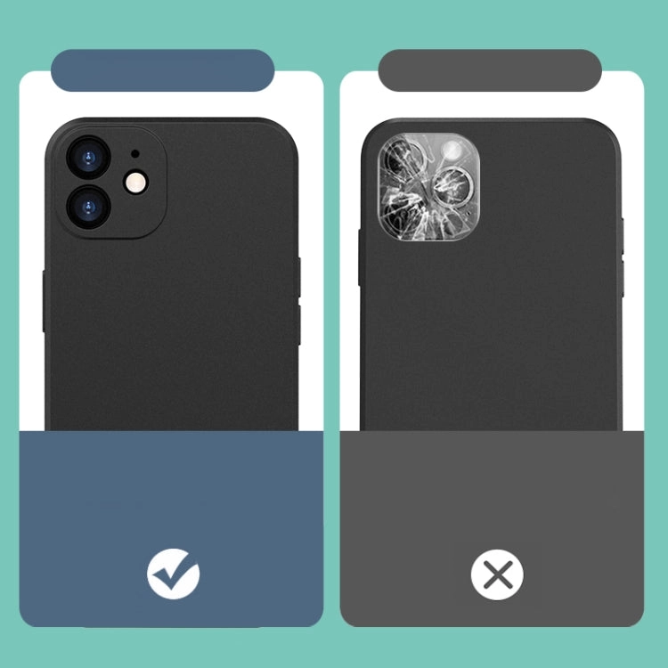For iPhone 12 Skin Feel Frosted TPU Shockproof Phone Case with Telescopic Holder
