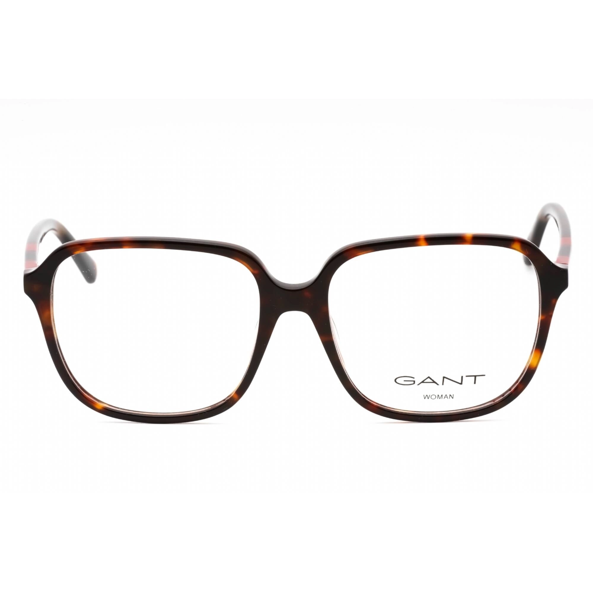 Gant Women's Eyeglasses - Dark Havana Plastic Square Full Rim Frame | GA4155 052