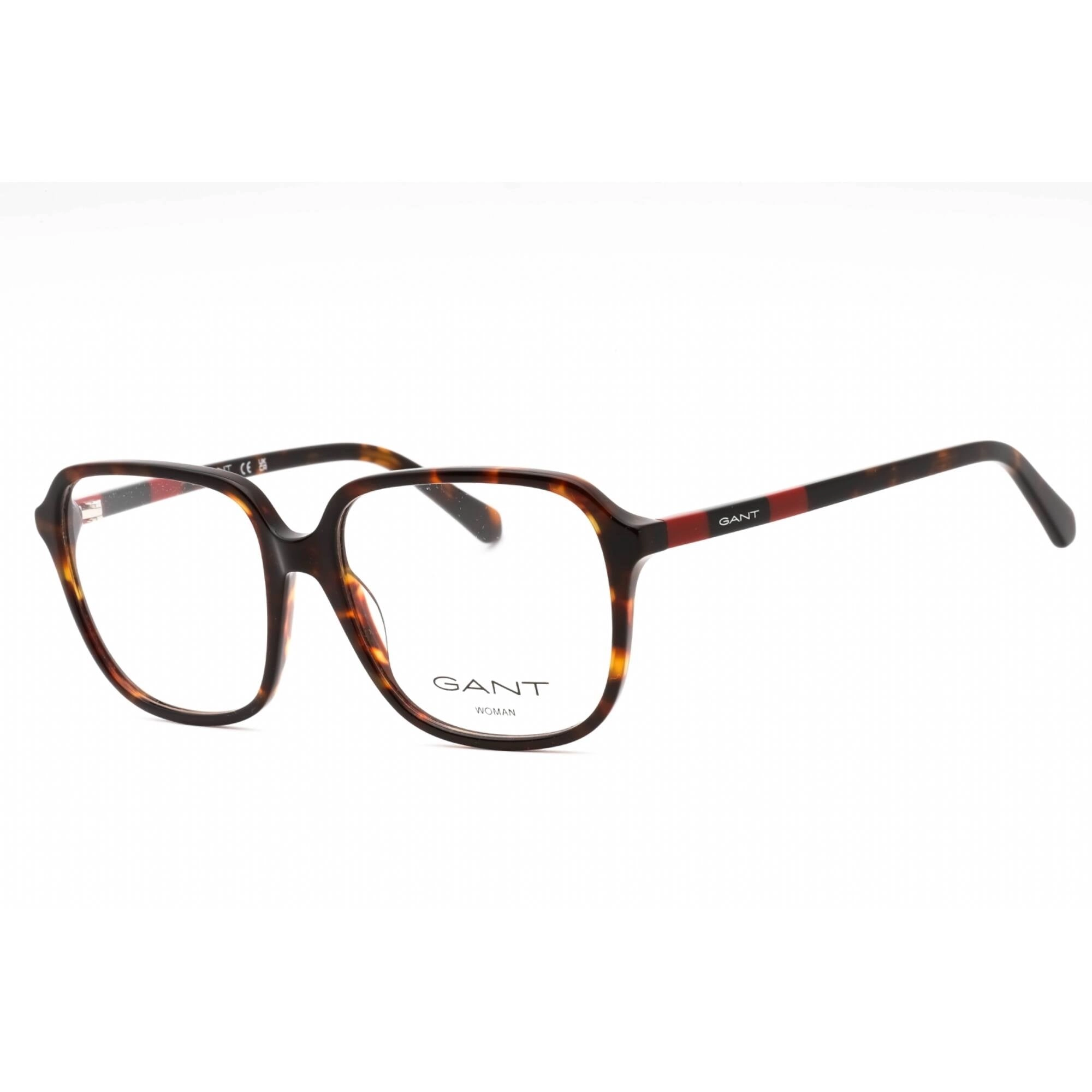 Gant Women's Eyeglasses - Dark Havana Plastic Square Full Rim Frame | GA4155 052