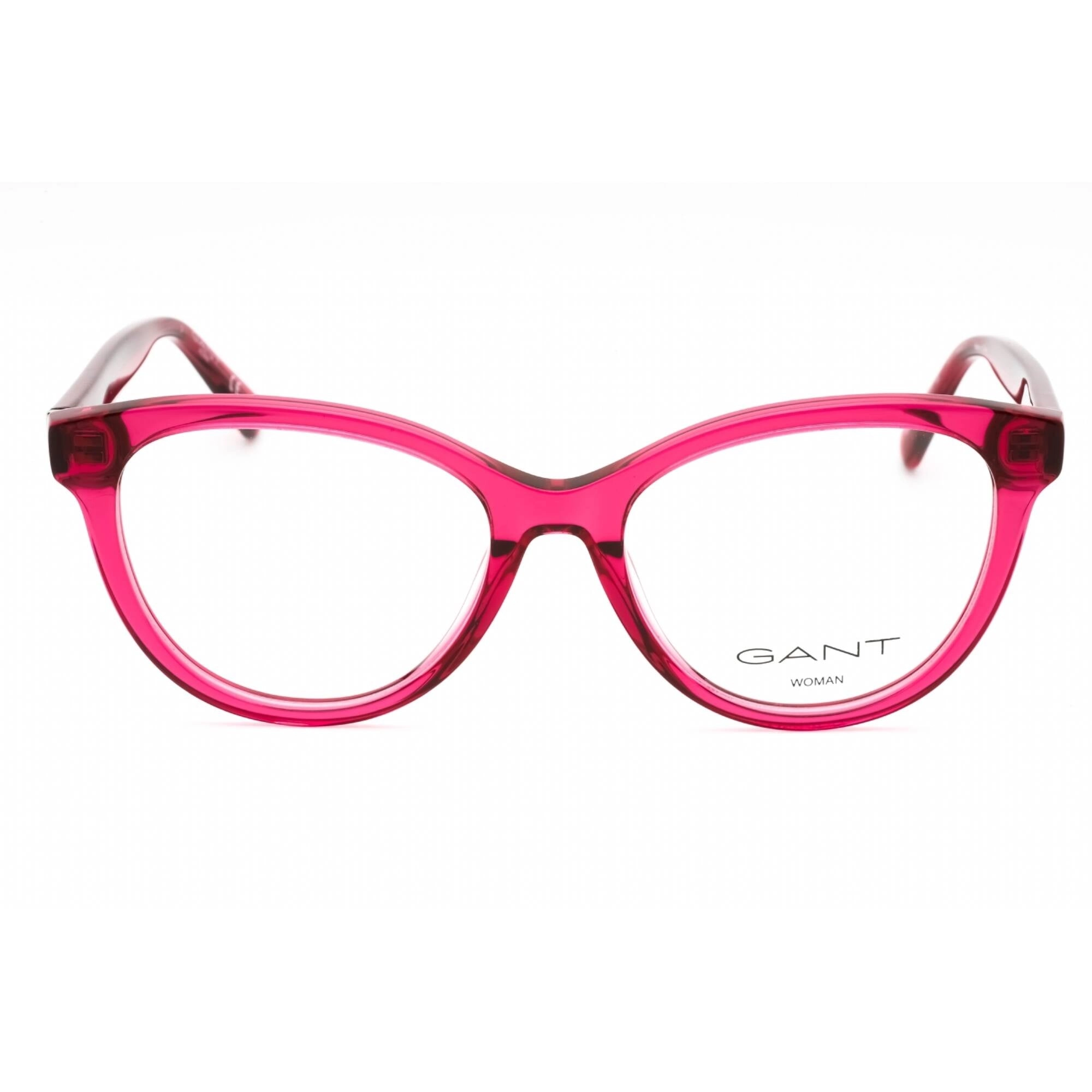 GANT Women's Eyeglasses - Shiny Fuchsia Plastic Cat Eye Full Rim Frame | GA4153 075
