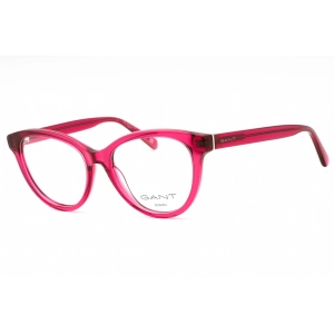 GANT Women's Eyeglasses - Shiny Fuchsia Plastic Cat Eye Full Rim Frame | GA4153 075