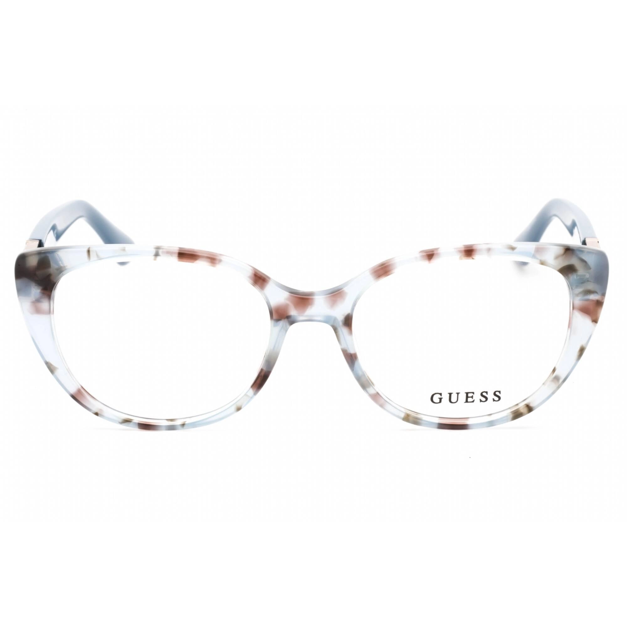 Guess Women's Eyeglasses - Clear Demo Lens Blue/Other Cat Eye Frame | GU2908 092
