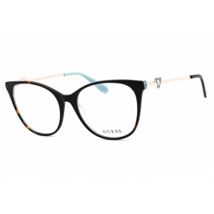 Guess Women's Eyeglasses - Dark Havana Acetate Cat Eye Full Rim Frame | GU2899 052