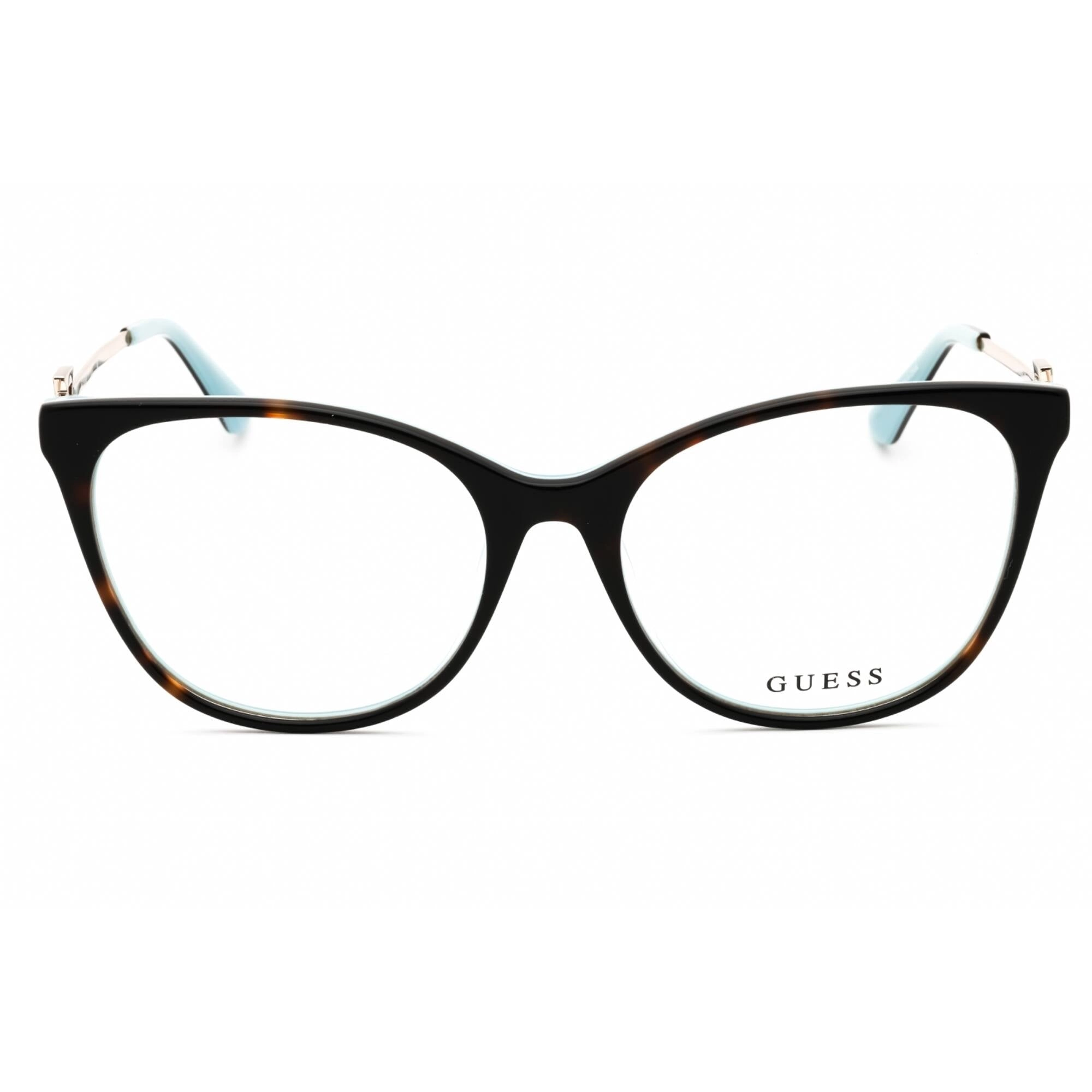 Guess Women's Eyeglasses - Dark Havana Acetate Cat Eye Full Rim Frame | GU2899 052