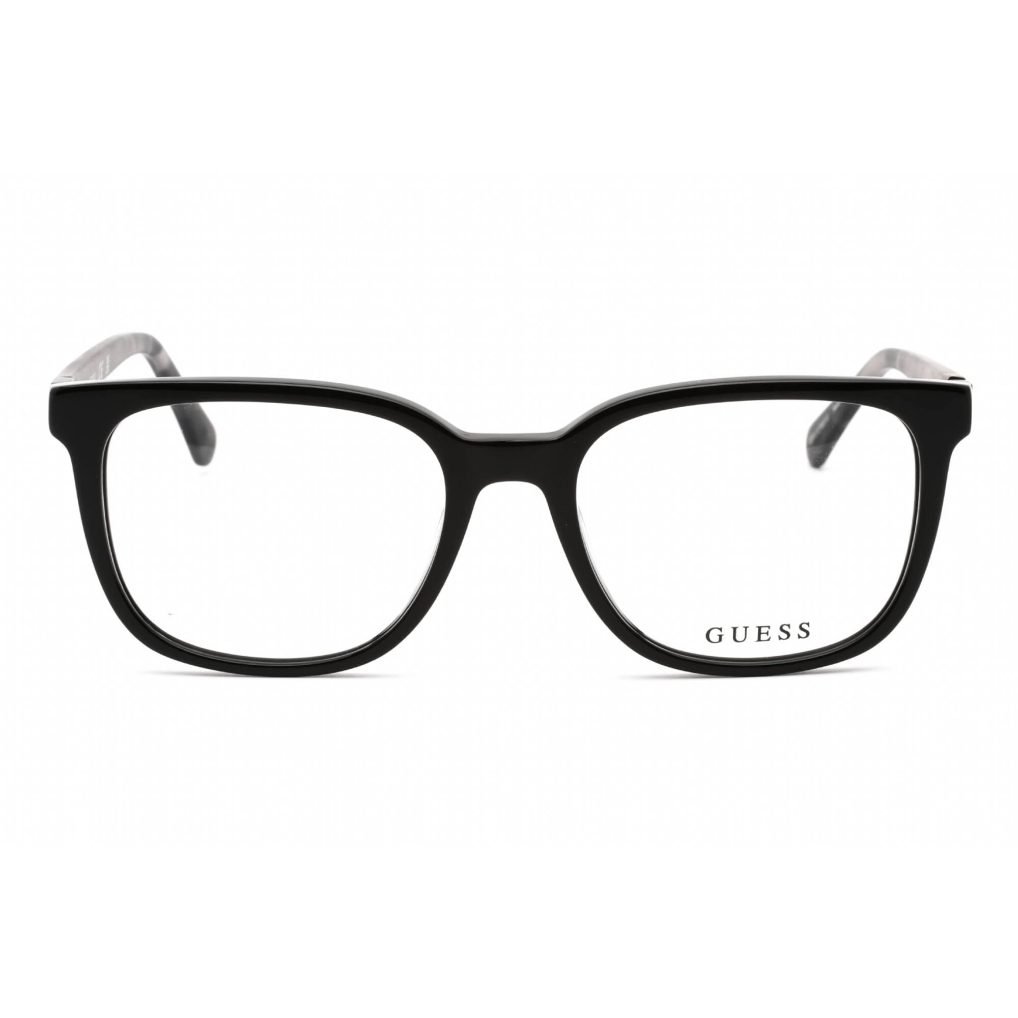 Guess Women's Eyeglasses - Full Rim Shiny Black Rectangular Shape Frame | GU50021 001