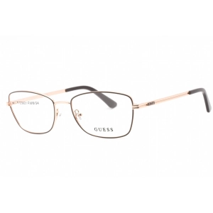 Guess Women's Eyeglasses - Grey/Other Metal Rectangular Full Rim Frame | GU2940-4 020